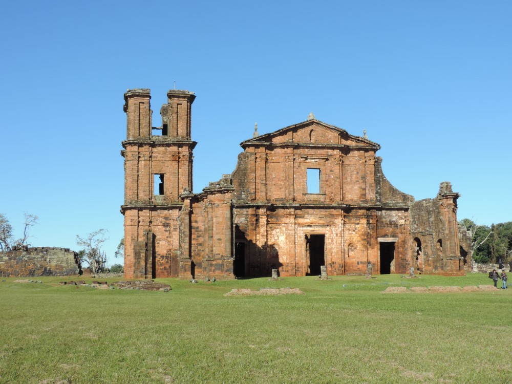 Ruinas jesuíticas de São Miguel das Missioes, estado de Rio Grande do Sul, Brasil