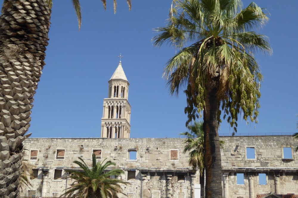 Exteriores del Palacio Dioceclano,Ciudad de Split, Croacia