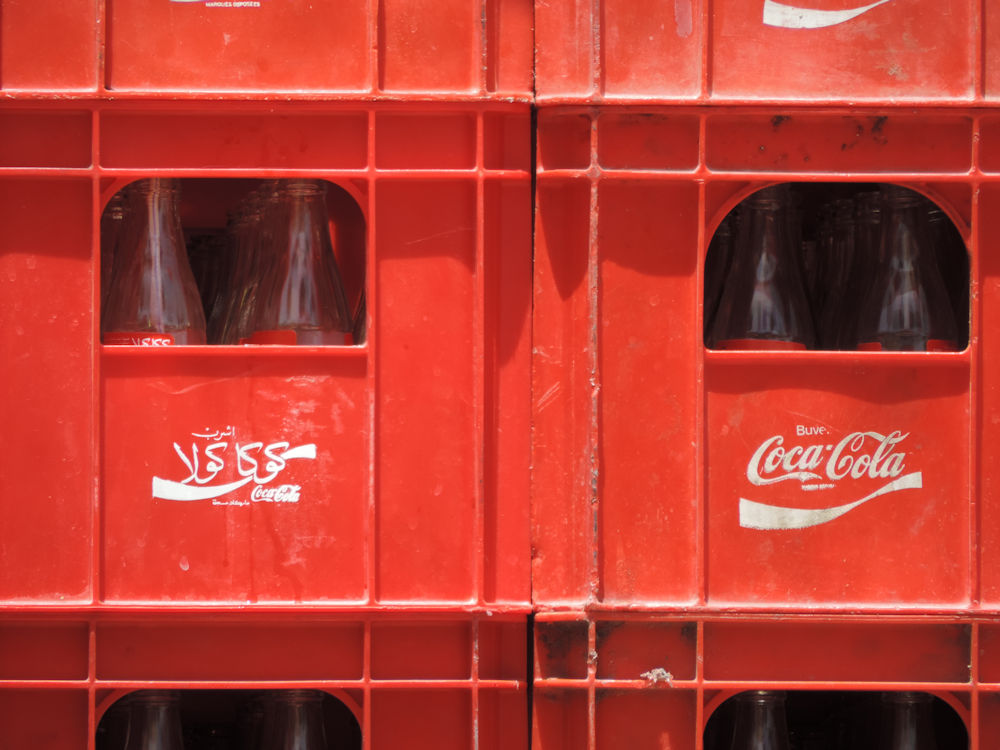 Cajones de Coca Cola, Taroudantt, Marruecos