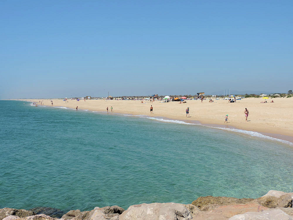 Playa de Tavira, Algarve de Portugal