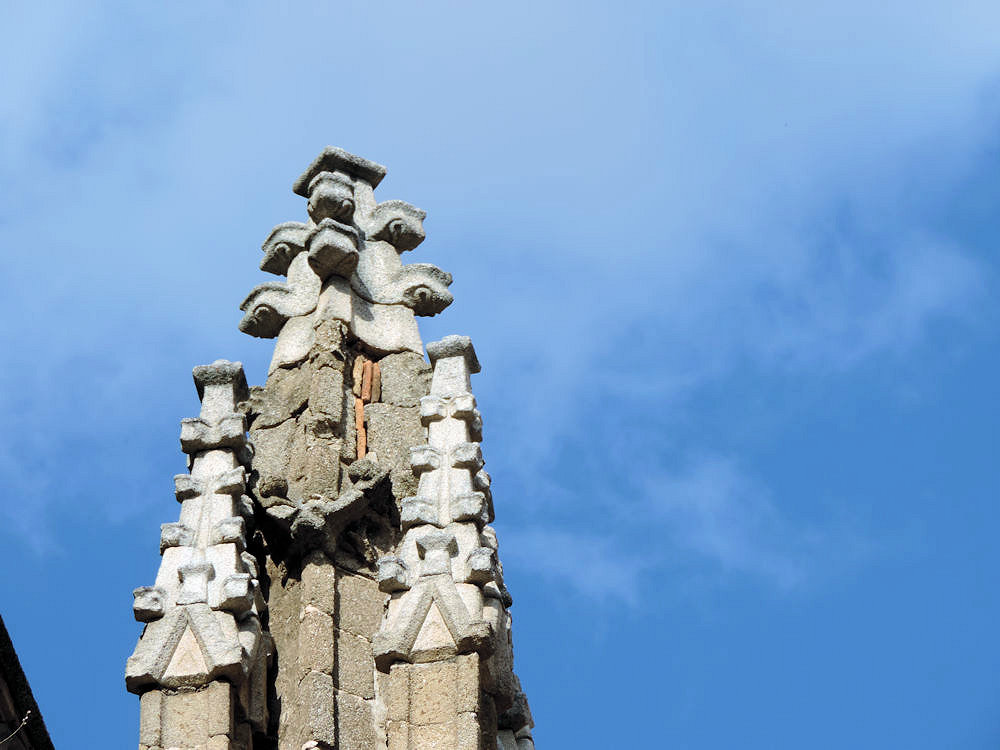 Detalhe da Catedral de Toledo, Castela, Espanha.