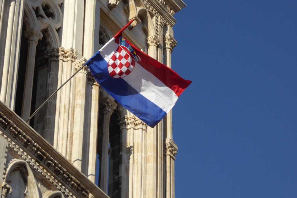 Torre de la iglesia, Centro histórico de la Ciudad de Trogir, Croacia