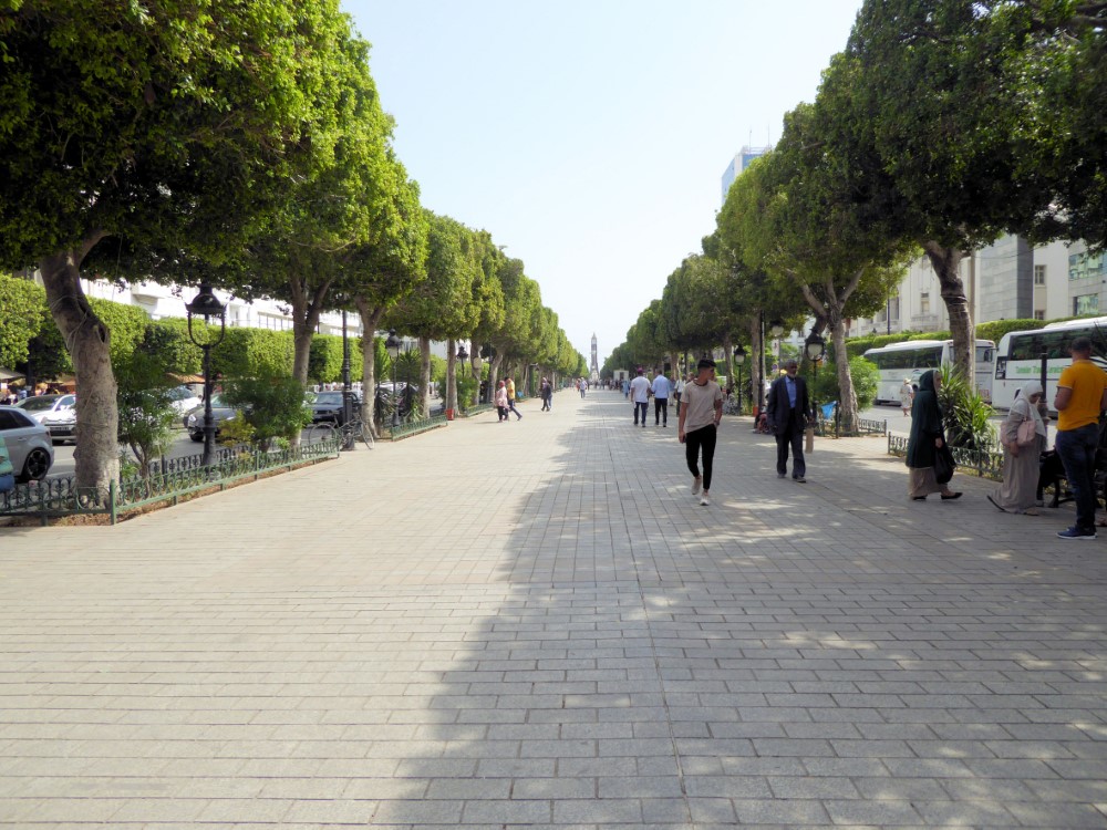 Avenida Habib Bourguiba, Tunis Ville, Túnez