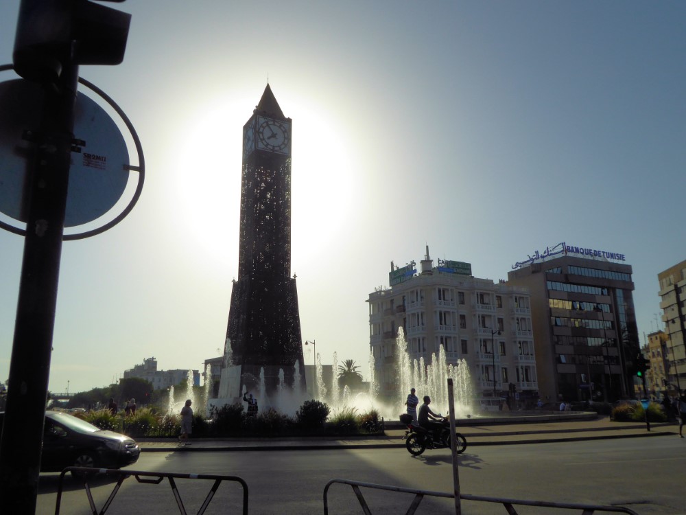 Torre del Reloj, Tunis Ville, Túnez.