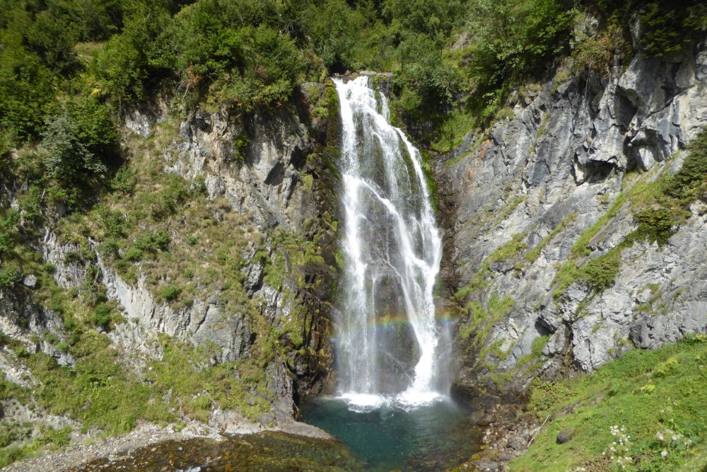 Saut der Pish (Salto del pez). Val d'Aran, España