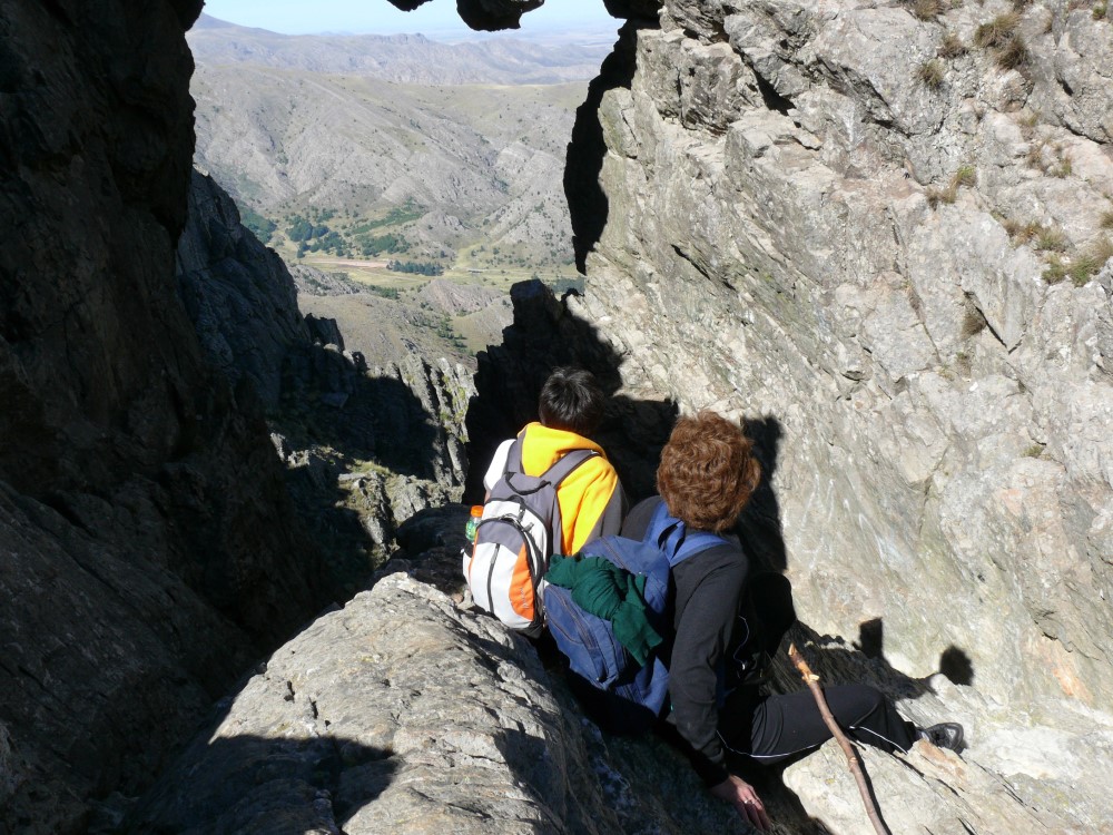 La "Ventana" del Cerro Ventana, Parque Provincial Ernesto Tornquist, provincia de Buenos Aires, Argentina