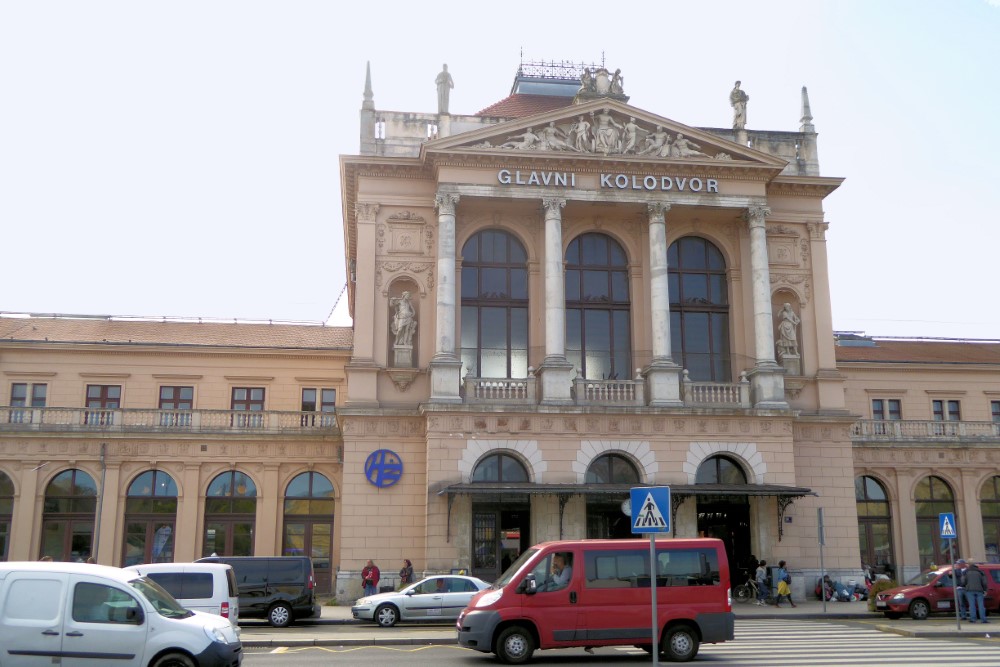 Estación de trenes de la Ciudad de Zagreb, Croacia