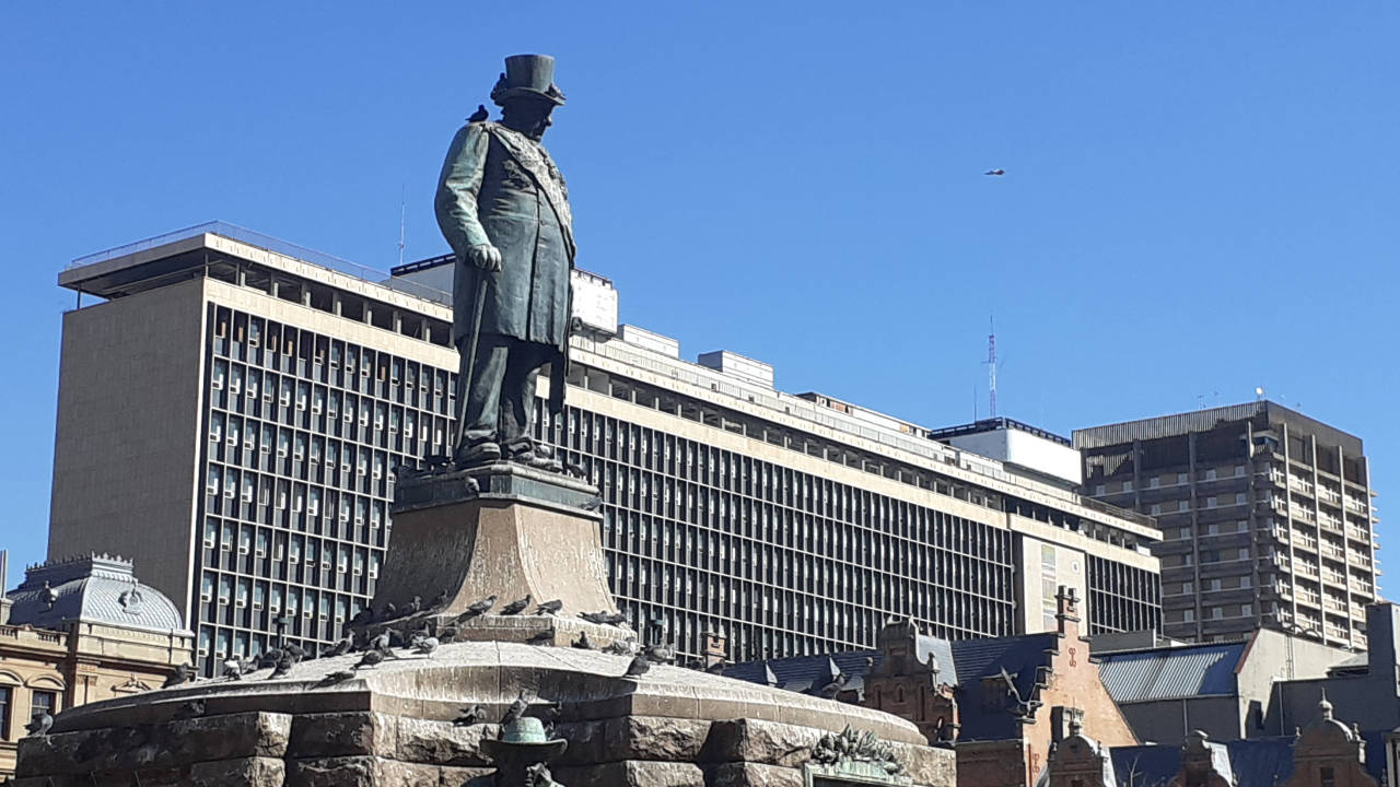 Estatua de Paul Kruger en Pretoria, Sudáfrica